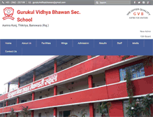 Tablet Screenshot of gurukulvidhyabhawanbanswara.com